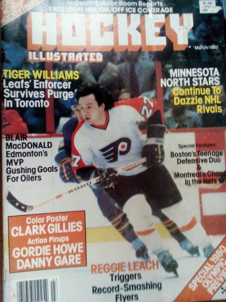 Hockey illustrated март 1980 ( журнал хоккей из США)