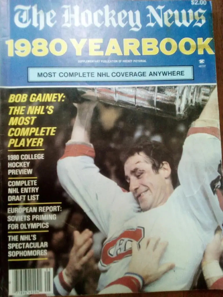 the Hockey news 1980 yearbook ( журнал хоккей из США)