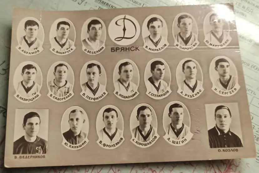 Динамо Брянск 1969 , карточка