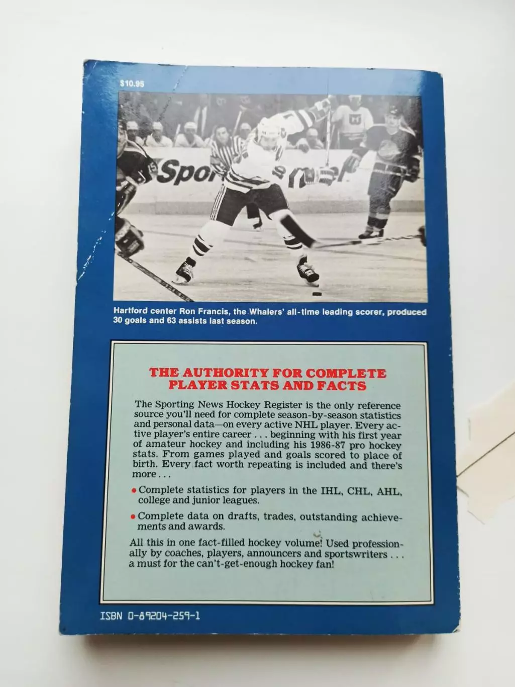 Хоккей, The Sporting News. Hockey Register 1987-1988 1
