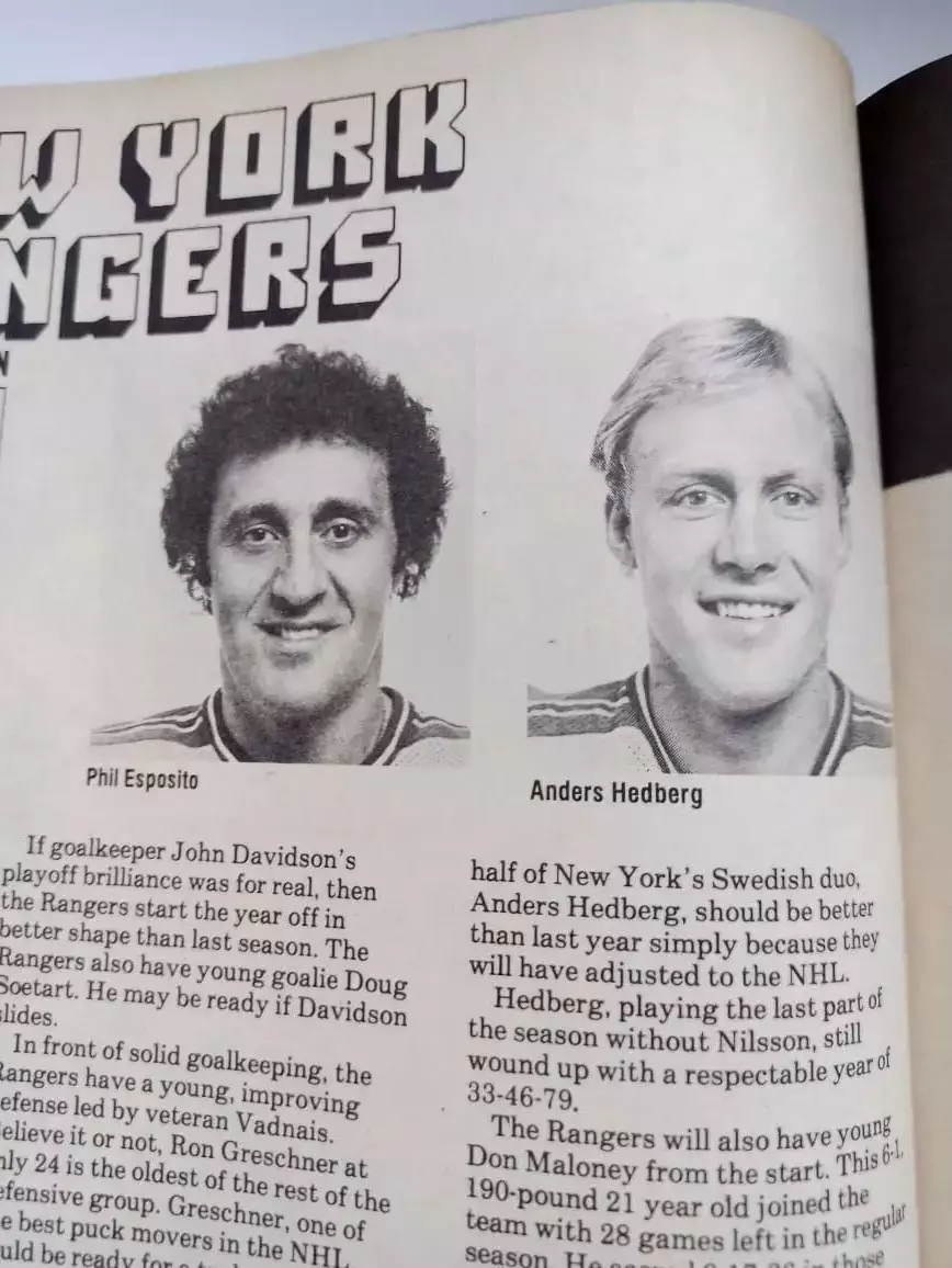 Хоккей,Hockey Scene 1979-1980 . NHL 2