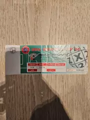 20.07.1996 Уралмаш Екатеринбург - Коджаелиспор Кубок Интертото билет