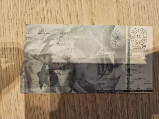 26.10.2002 Галатасарай - Локомотив Москва Лига Чемпионов билет