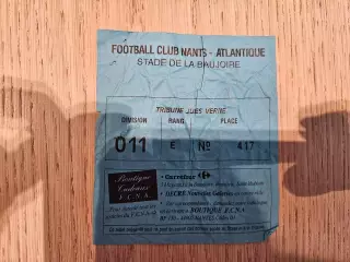 18.10.1994 Нант Атлантик - Текстильщик Камышин Кубок УЕФА билет