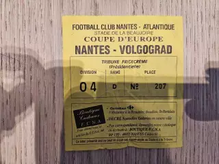 27.09.1994 Нант Атлантик - Ротор Волгоград Кубок УЕФА билет