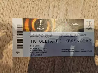 09.03.2017 Сельта Виго - Краснодар Лига Европы билет
