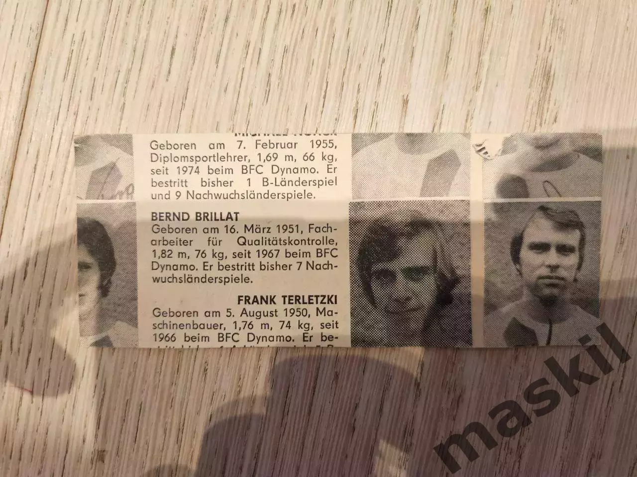 29.09.1976 Динамо Берлин - Шахтер Донецк Кубок УЕФА билет 1