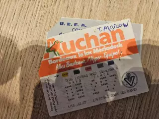 04.03.1987 Бордо - Торпедо Москва Кубок кубков 2 разных билета!