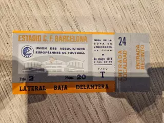 24.05.1972 Рейнджерс Глазго - Динамо Москва Финал Кубок Кубков Билет