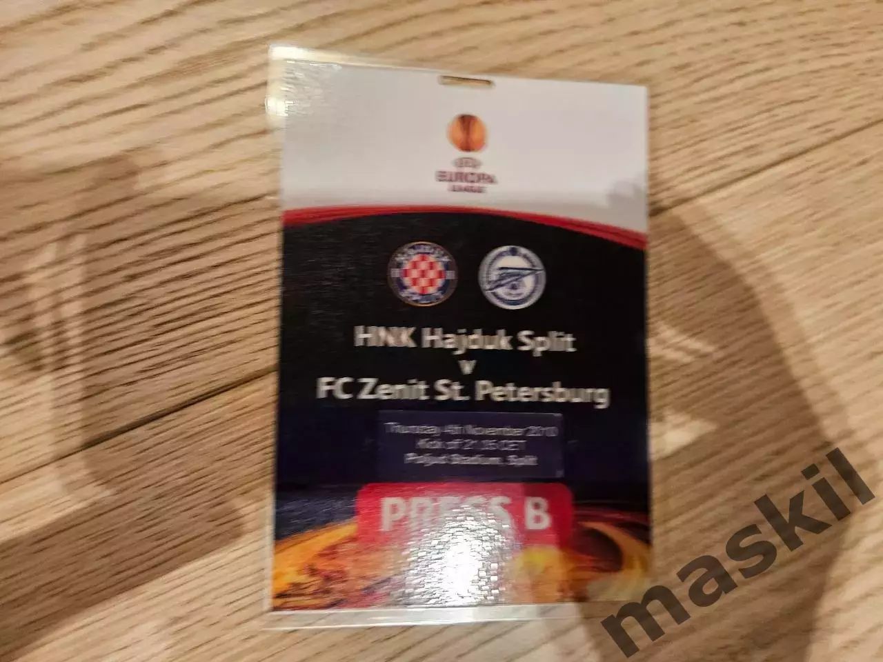 04.11.2010 Хайдук Сплит - Зенит Санкт-Петербург билет