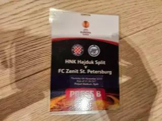04.11.2010 Хайдук Сплит - Зенит Санкт-Петербург билет
