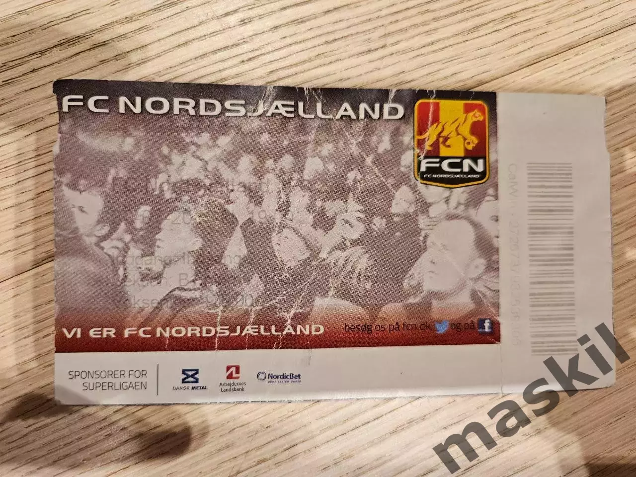 30.07.2013 Нордшелланд - Зенит Лига Чемпионов билет 4