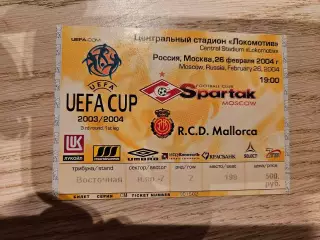 26.02.2004 Спартак Москва - Мальорка Билет