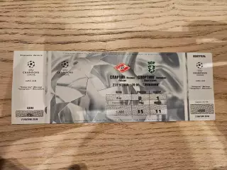 27.09.2000 Спартак Москва - Спортинг Лиссабон Билет