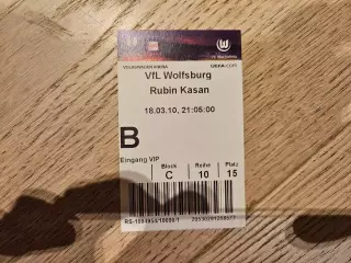 18.03.2010 Вольфсбург - Рубин Казань билет 3