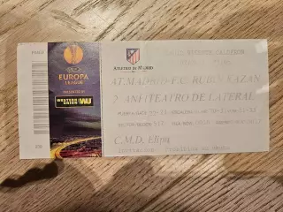 14.02.2013 Атлетико Мадрид - Рубин Казань билет 3