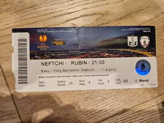 11.08.2012 Нефтчи Баку - Рубин Казань билет 2