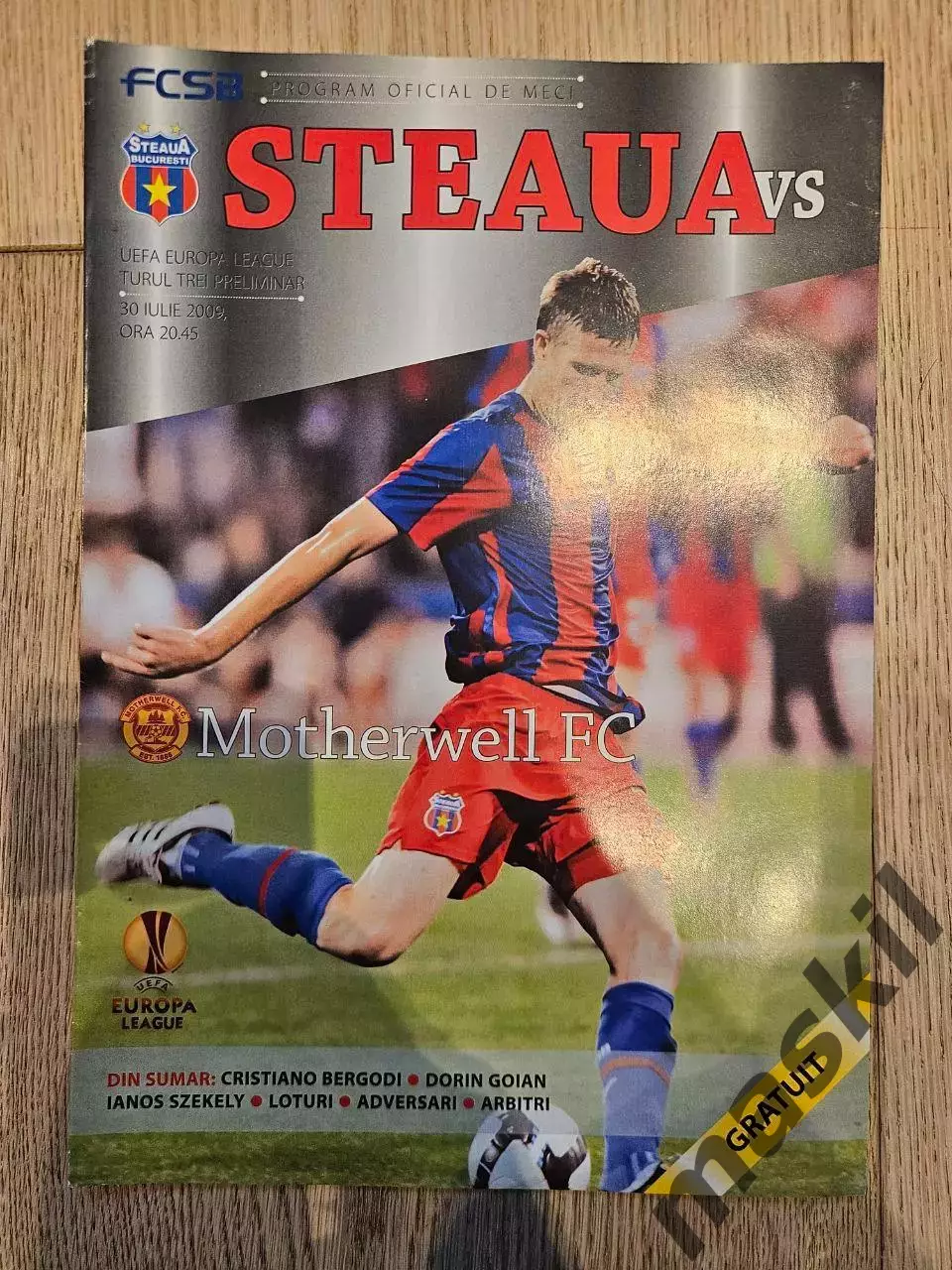 30.07.2009 Стяуа Бухарест - Мазервелл Мозервелл