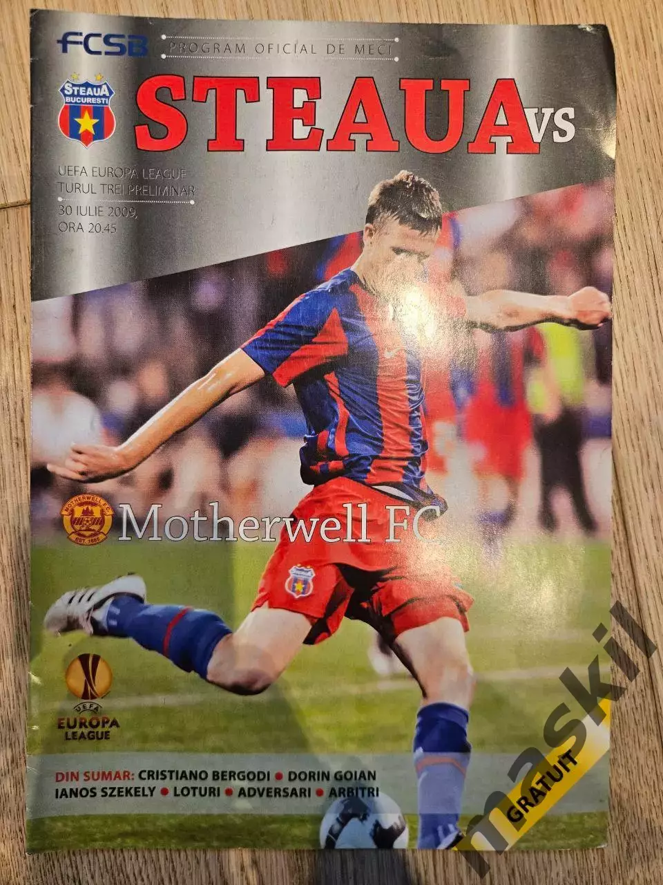 30.07.2009 Стяуа Бухарест - Мазервелл Мозервелл 1