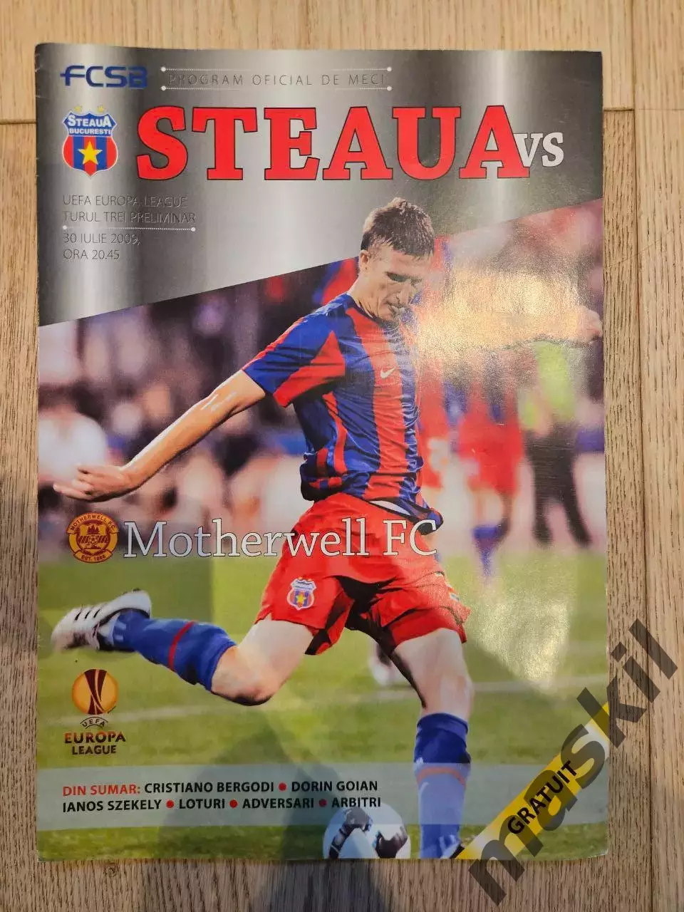 30.07.2009 Стяуа Бухарест - Мазервелл Мозервелл 2