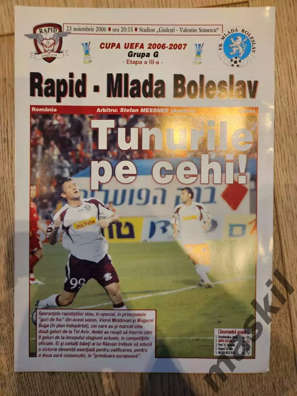 23.11.2006 Рапид Бухарест - Млада Болеслав