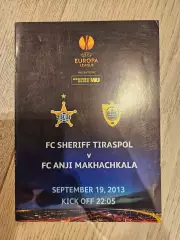 19.09.2013 - Шериф Тирасполь - Анжи Махачкала