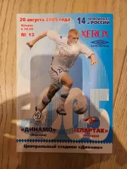 20.08.2005 Динамо Москва - Спартак Москва