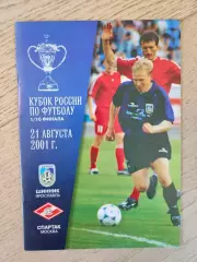 21.08.2001 Шинник Ярославль - Спартак Москва