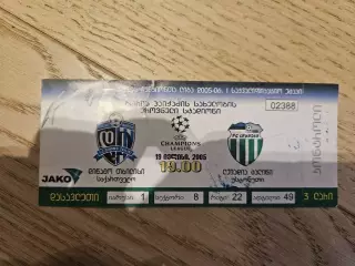 19.07.2005 Динамо Тбилиси - Левадия Таллинн Билет