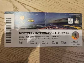 04.10.2012 Нефтчи Баку - Интернационале Милан Билет