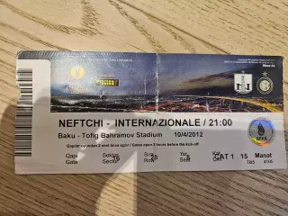 04.10.2012 Нефтчи Баку - Интернационале Милан Билет 2