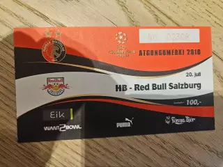 20.07.2010 ХБ Торсхавн - Ред Булл Зальцбург Билет