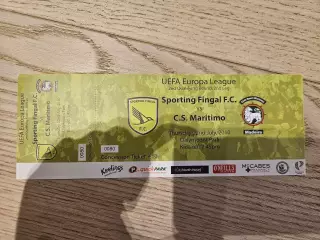 22.07.2010 Спортинг Фингал - Маритиму Билет