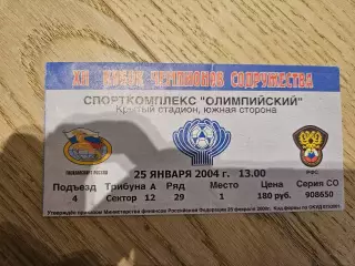 25.01.2004 - Динамо Тбилиси - Сконто Рига Финал Кубок содружества