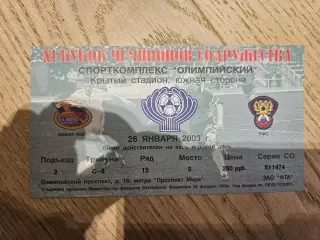 26.01.2003 - Шериф Тирасполь - Сконто Рига Финал Кубок содружества