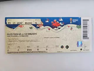 19.06.2017 Австралия - Германия матч №4 Кубок Конфедераций билет