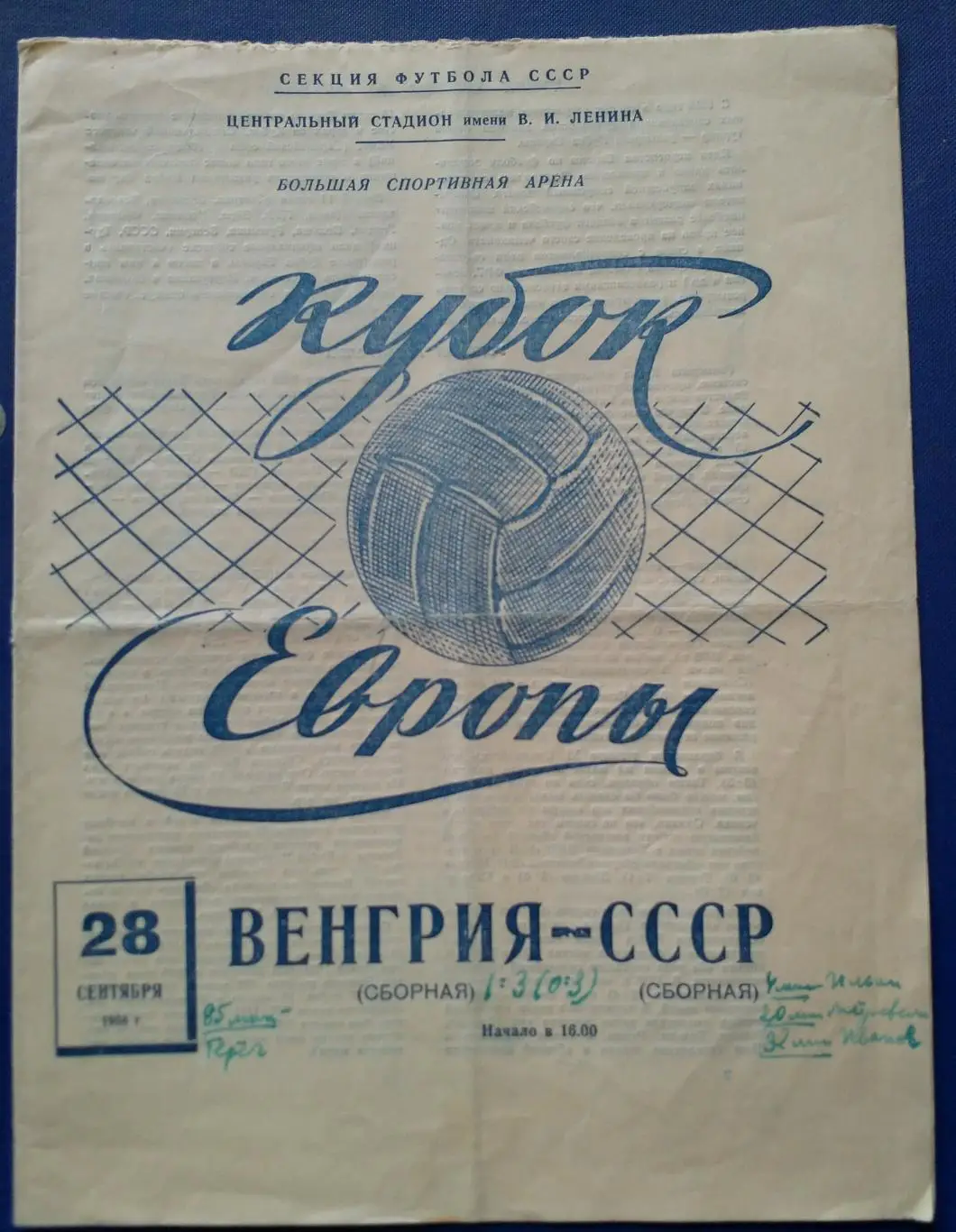 СССР - Венгрия 1958г.