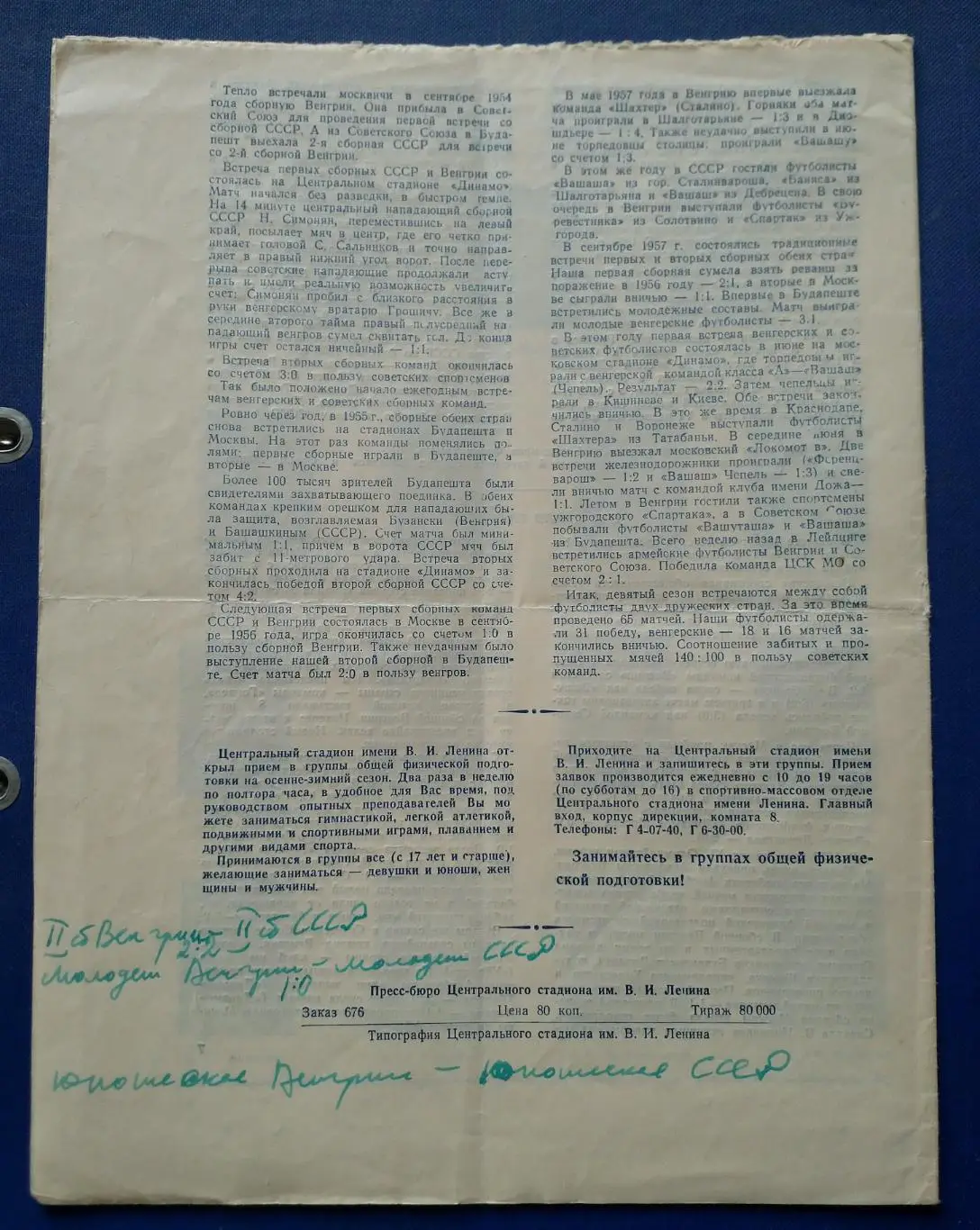 СССР - Венгрия 1958г. 4