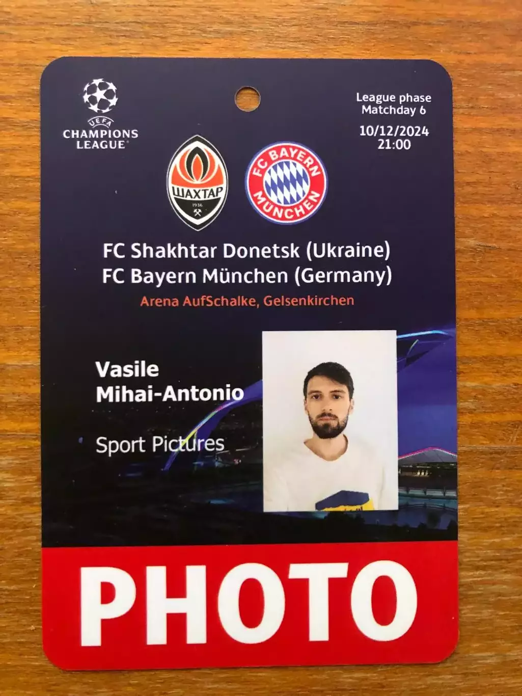 Акция! Все по 5 грн! Шахтер Донецк - Бавария Мюнхен. 10.12.2024.