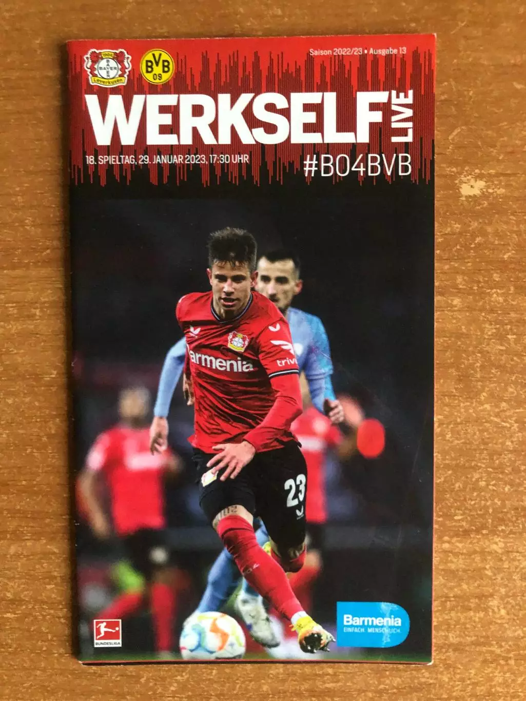 Байер Леверкузен - Боруссия Дортмунд. 29.01.2023. Постер