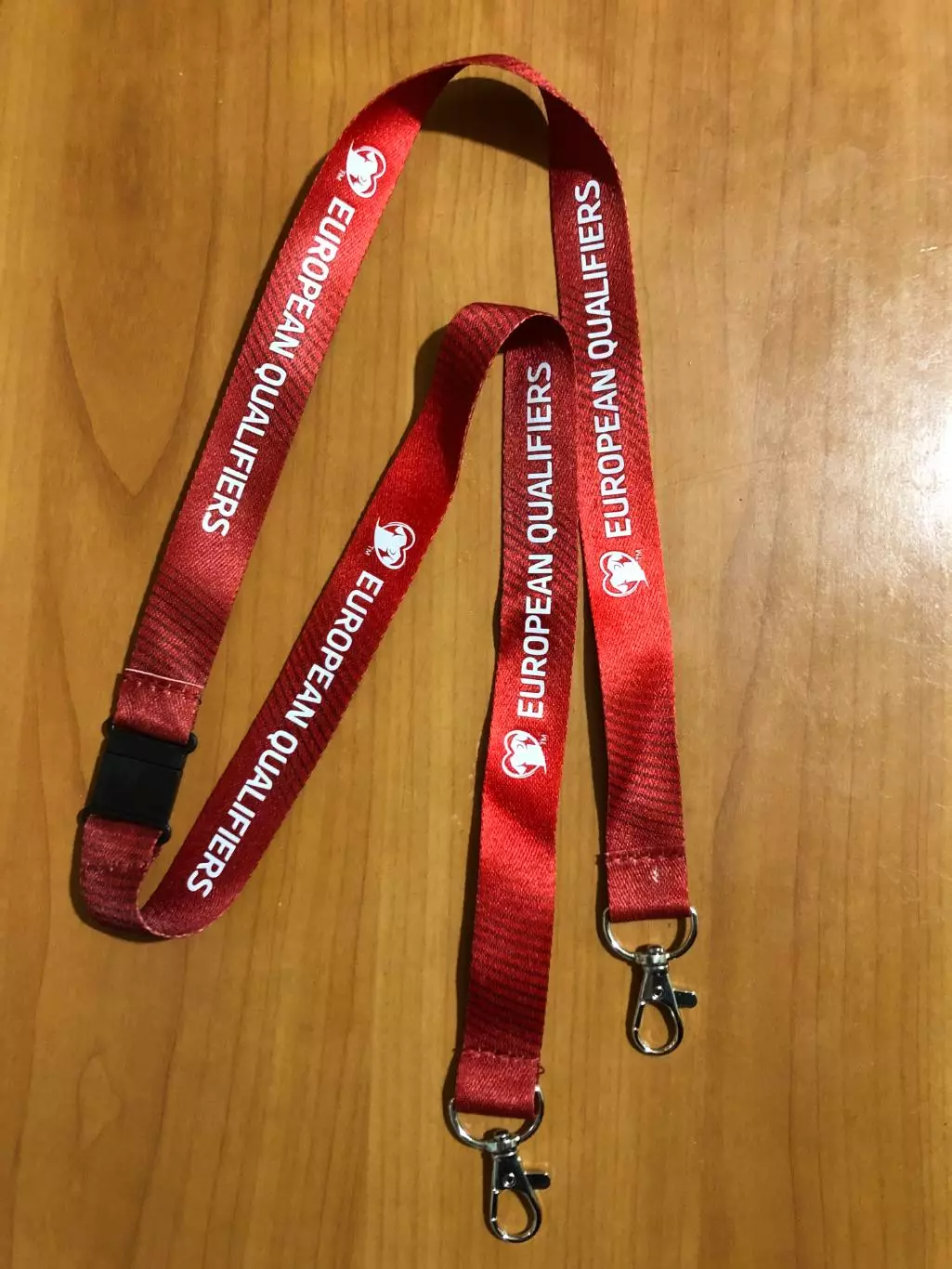 Шнурок УЕФА для бейджей и аккредитаций на матчи европейского отбора на ЧМ-2026