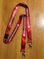 Шнурок УЕФА для бейджей и аккредитаций на матчи европейского отбора на ЧМ-2026