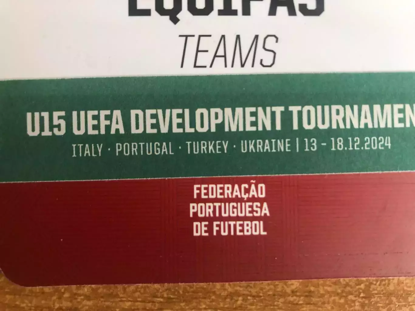 Украина U-15 – участник Турнира развития УЕФА в Португалии. 13-18.12.2024 1