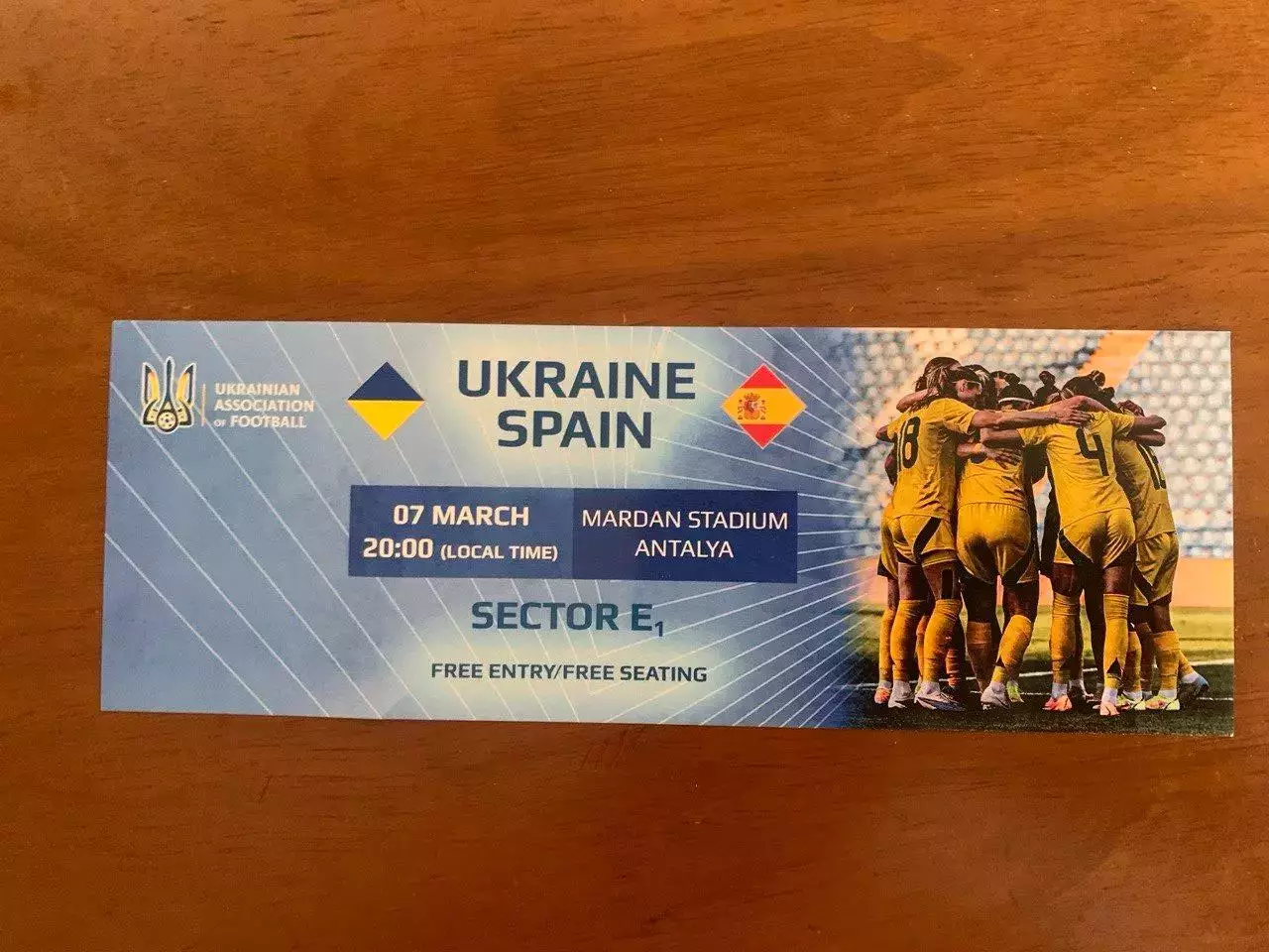 Украина - Испания. Женщины. 07.03.2026