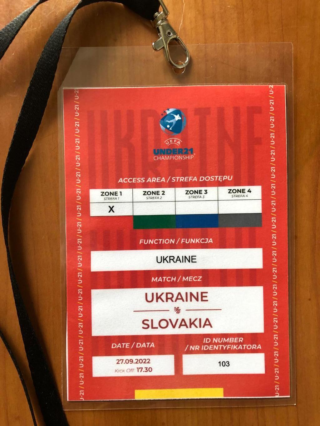 Украина U21 - Словакия U21. 27.09.2022