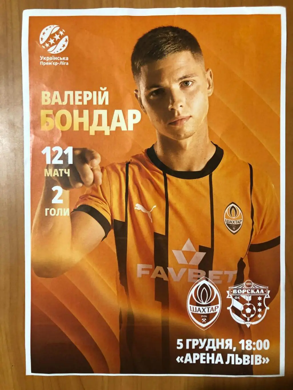 Шахтер - Ворскла. 05.12.2024. Стартовый протокол