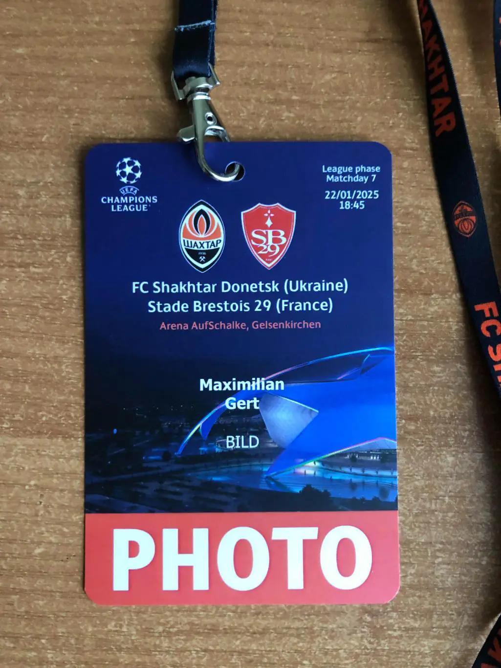 Шахтер Донецк - Брест (Франция). 22.01.2025.