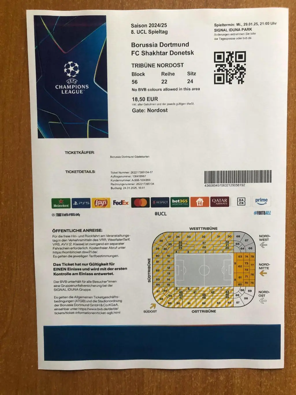 Боруссия Дортмунд - Шахтер Донецк. 29.01.2025.