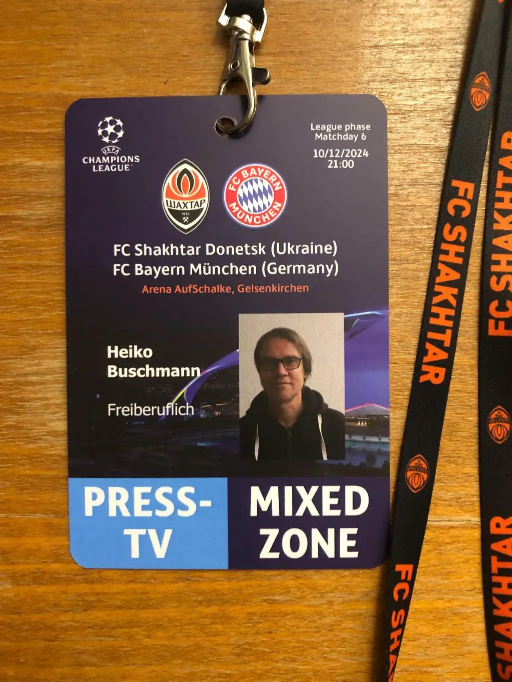 Шахтер - Бавария. 10.12.2024