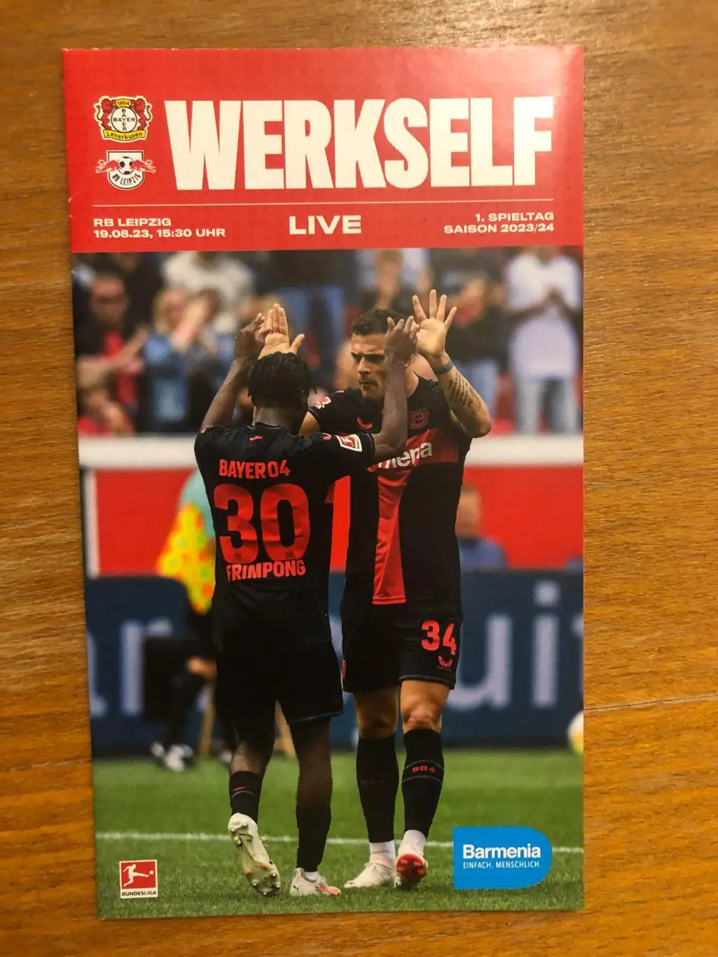Байер Леверкузен - РБ Лейпциг. 19.08.2023. Постер